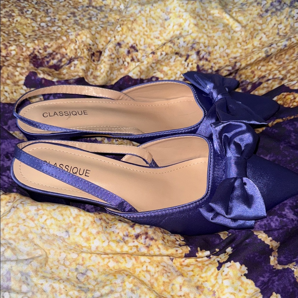 Women's Elegant Purple Heels